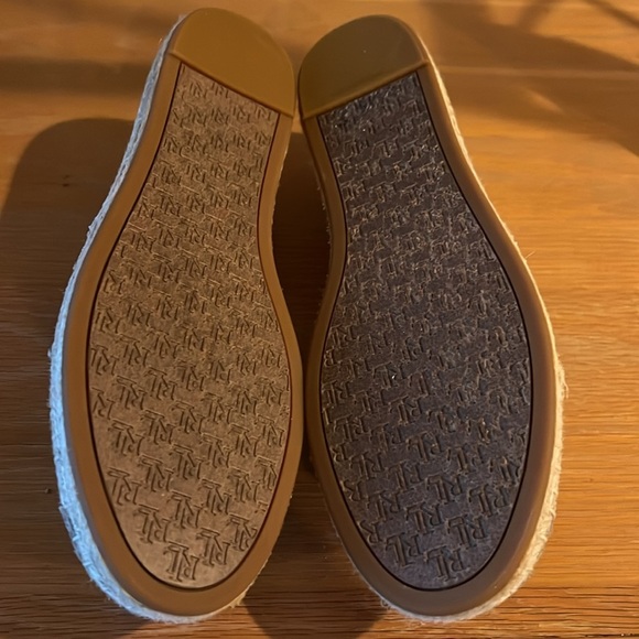 LAUREN RALPH LAUREN Caylee Logo-Print Espadrilles Size 10 - Picture 9 of 14